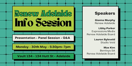 Renew Adelaide Info Session primary image