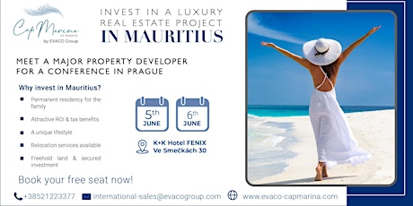 Conference in Prague: Luxury Real Estate Investment in Mauritius. biglietti