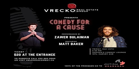 Vrecko Real Estate Group presents Comedy for a Cause for Autism Okanagan tickets