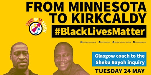 Glasgow coach to the Sheku Bayoh public inquiry #BlackLivesMatter