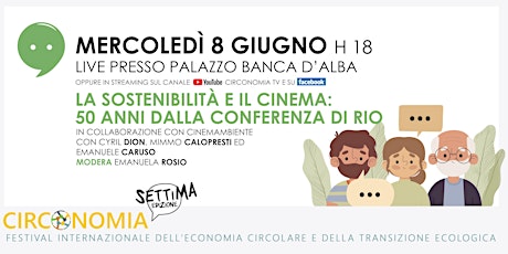 La sostenibilità e il Cinema | CIRCONOMìA biglietti