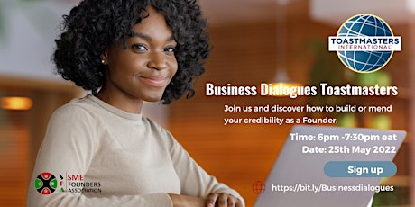 Business Dialogues Toastmasters; Founder Credibility tickets