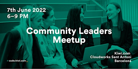 Community Leaders Meetup entradas