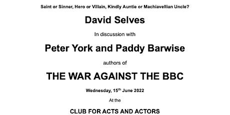 GBDG - THE WAR AGAINST THE BBC - 15th June 2022 tickets