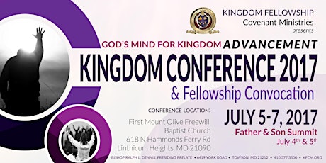 Kingdom Conference and Fellowship Convocation 2017 primary image