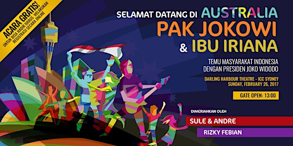 TEMU MASYARAKAT INDONESIA DENGAN PRESIDEN JOKO WIDODO
