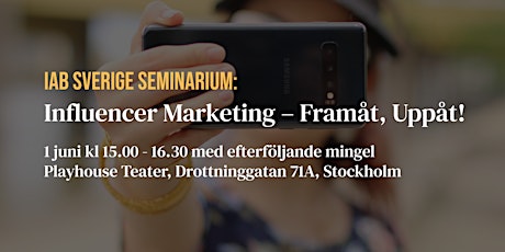 IAB Sverige Seminarium: Influencer Marketing tickets