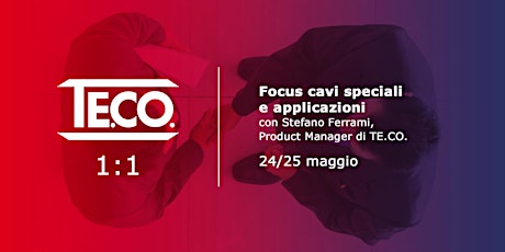 24/25 maggio - TE.CO. 1:1 con Stefano Ferrami biglietti
