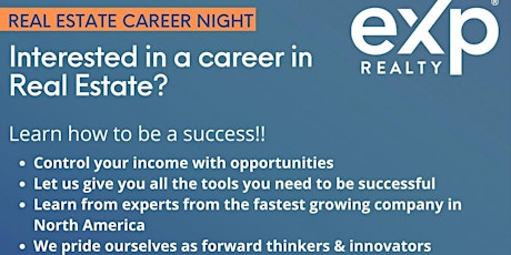 Primaire afbeelding van Real Estate Career Night