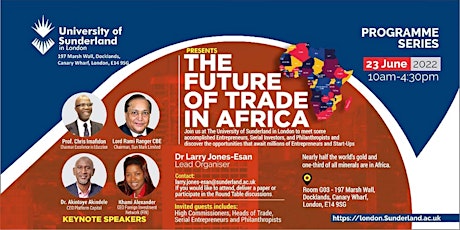 The Future of Trade in Africa; Way Forward tickets