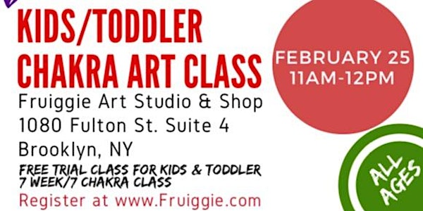 FREE TRIAL CLASS: Kids & Toddler Chakra Art Class