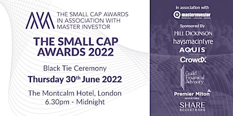 Small Cap Awards 2022 tickets