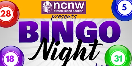 NCNW-SI Virtual Bingo Game Night