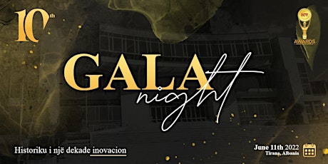 Albanian ICT Awards X - Gala Night tickets