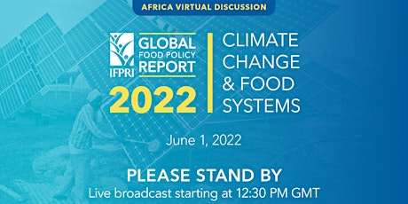 Africa Discussion: IFPRI's Global Food Policy Report 2022 billets
