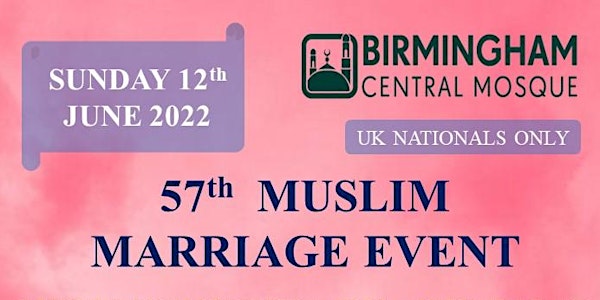 57th Muslim Marriage Event
