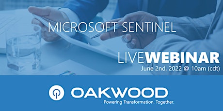 Microsoft Sentinel: Live Webinar tickets