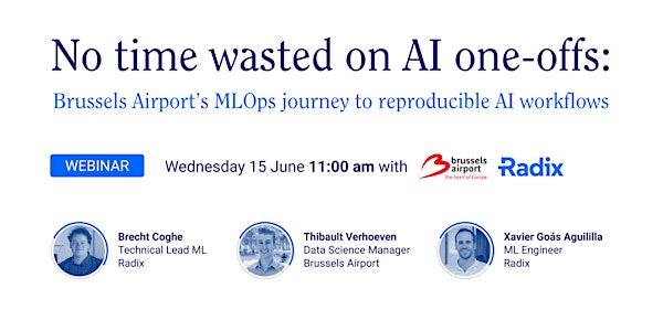 No time wasted on AI one-offs: Brussels Airport’s MLOps journey