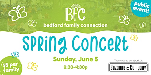 Bedford Family Connection Spring Concert