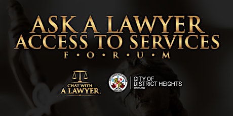 Ask A Lawyer Access To Services Forum primary image