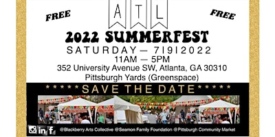 Atlanta SummerFest: Biz/Artist Exhibit, Showcase and Film Screening
