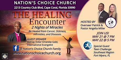 (FREE EVENT) The Healing Encounter-2 Nights of Miracles tickets
