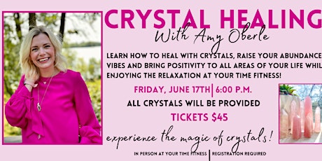 Crystal Healing at Your Time Fitness tickets