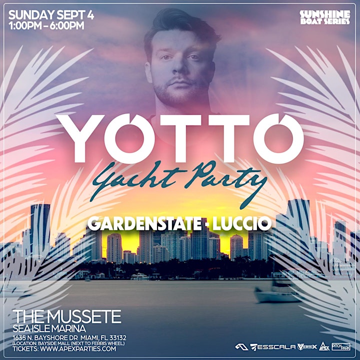 YOTTO @ THE MUSETTE MIAMI YACHT CRUISE image