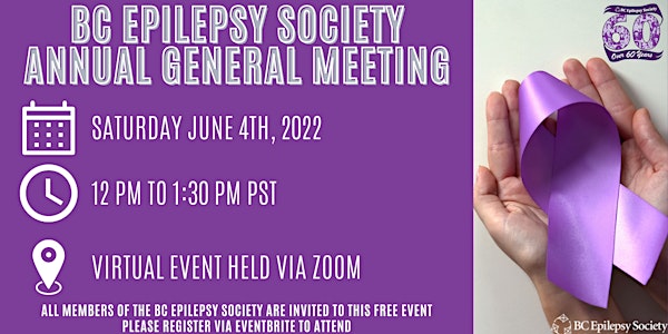 BC Epilepsy Society 2021 Annual General Meeting