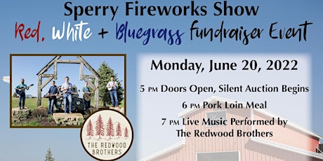 Sperry Fireworks Red, White & Bluegrass Fundraiser tickets