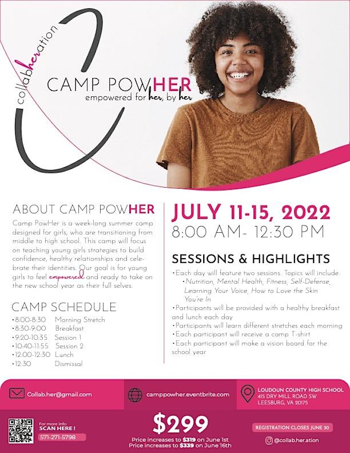 Camp PowHER: Empowered 4 Her by Her image