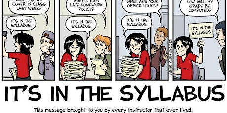 PhD Tutor Training - Designing a syllabus tickets