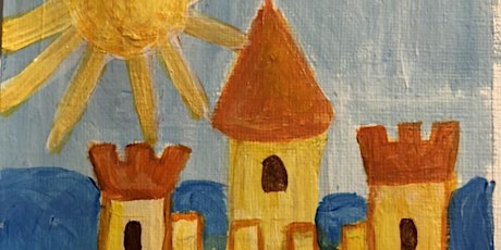 Summer Vacation Virtual  Paint Class for Kids tickets