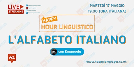 L'Alfabeto Italiano - Happy Hour Linguistico biglietti