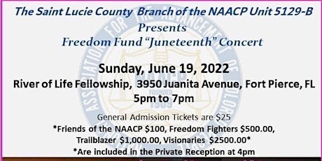 St. Lucie NAACP Freedom Fund Gala Concert tickets