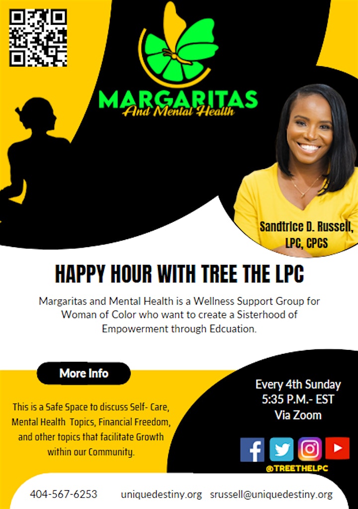 Margaritas & Mental Health Wellness Group image