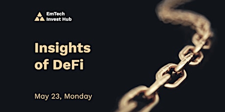 Insights of DeFi  Evening – EmTech Invest Hub – Davos tickets