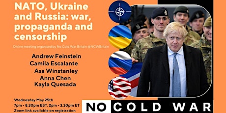 NATO, Ukraine and Russia: war, propaganda and censorship tickets
