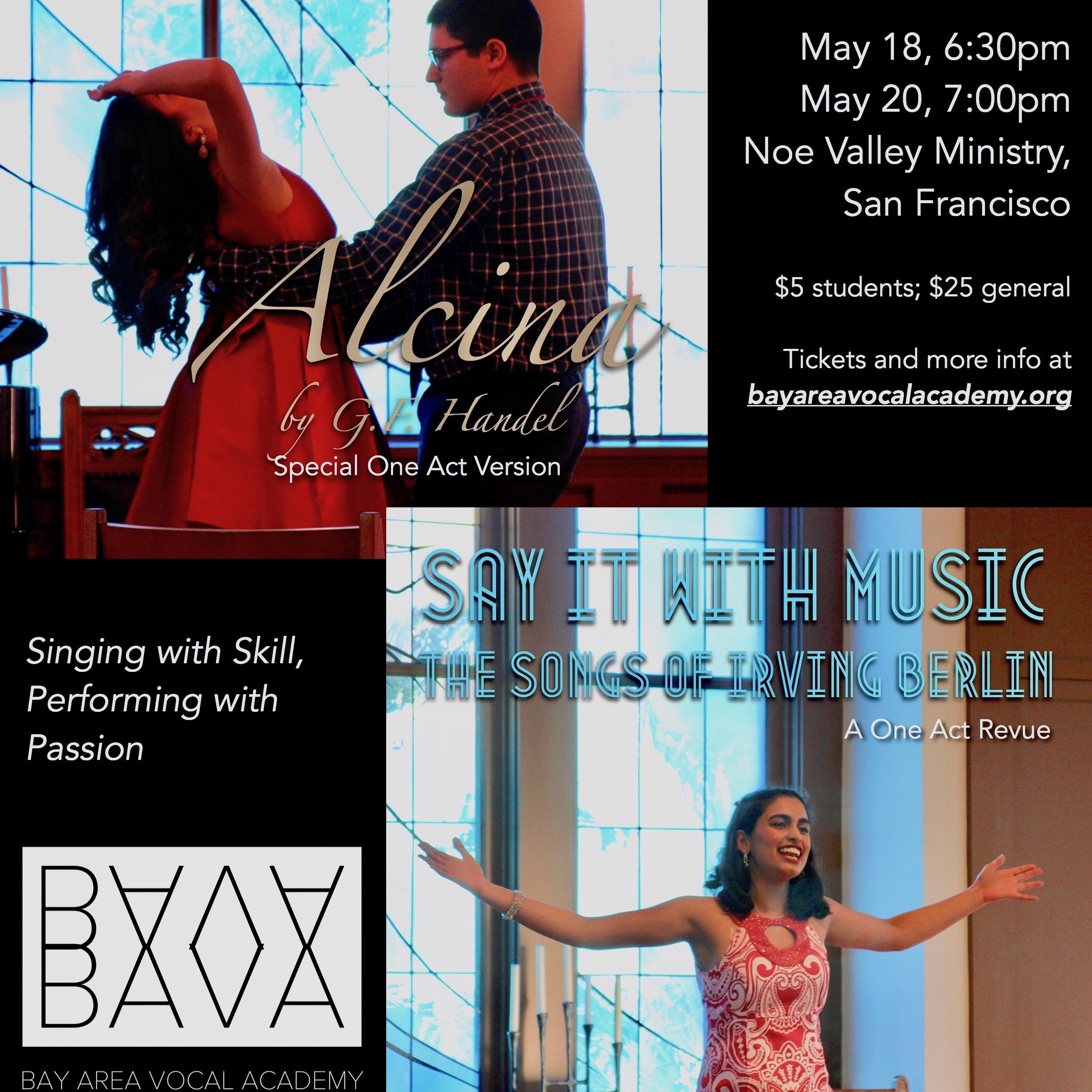 BAVA: Handel’s “Alcina” and “Say It with Music,” an Irving Berlin Revue