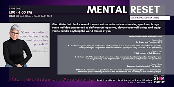 Real Estate Mental Reset Workshop with Gina Waterfield-Jenks