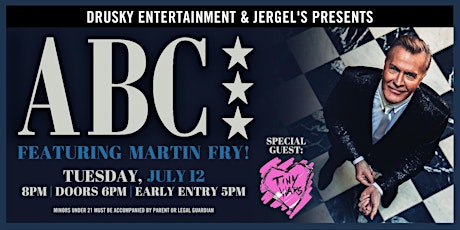 ABC Featuring Martin Fry tickets