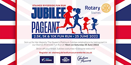 Staines-upon-Thames Queen's Jubilee Pageant and Fun Run primary image