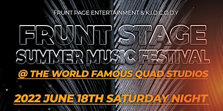 Frunt Stage Summer Music Festival tickets