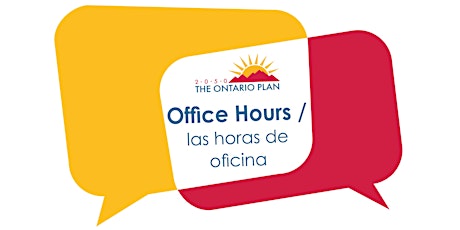 El Plan de Ontario de 2050: Horas de oficina con el personal de la Ciudad ingressos