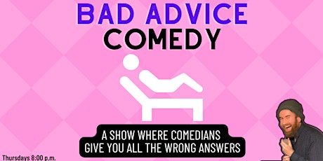 Bad Advice : Standup Comedy in English bilhetes