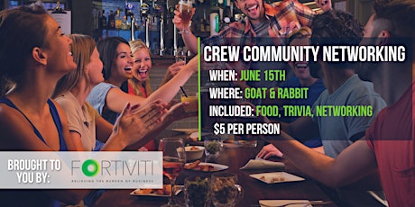 Crew Community Networking at Goat & Rabbit tickets