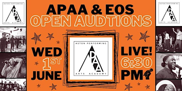 APAA Open Auditions: Live