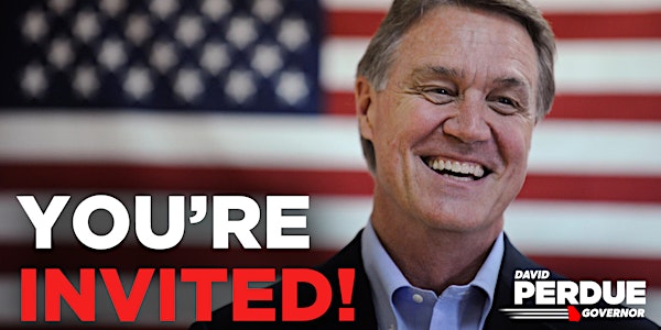 Join David Perdue on Election Night