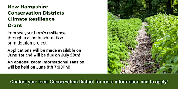 NH Conservation Districts Climate Resilience Grant: Informational Session