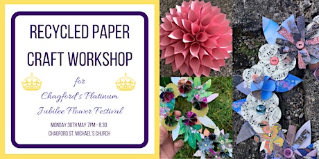 Free Paper Craft Workshop - for Chagford's Platinum Jubilee Flower Festival